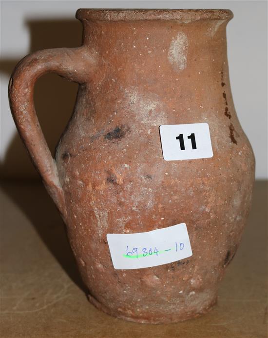 Medieval terracotta jug